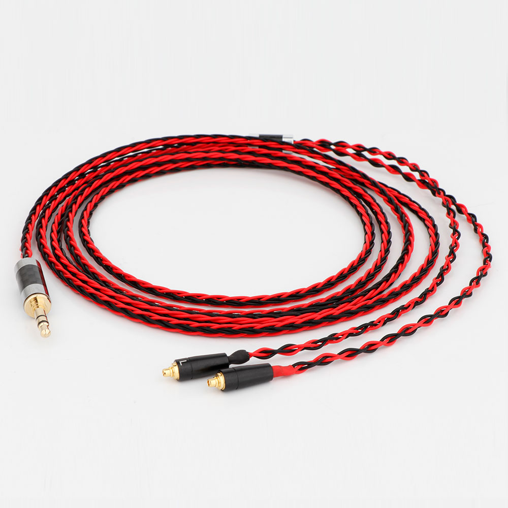Balanced Headphone Cable 4.4Mm Mmcx - 8 Core 7N OCC silver-plate Earphone