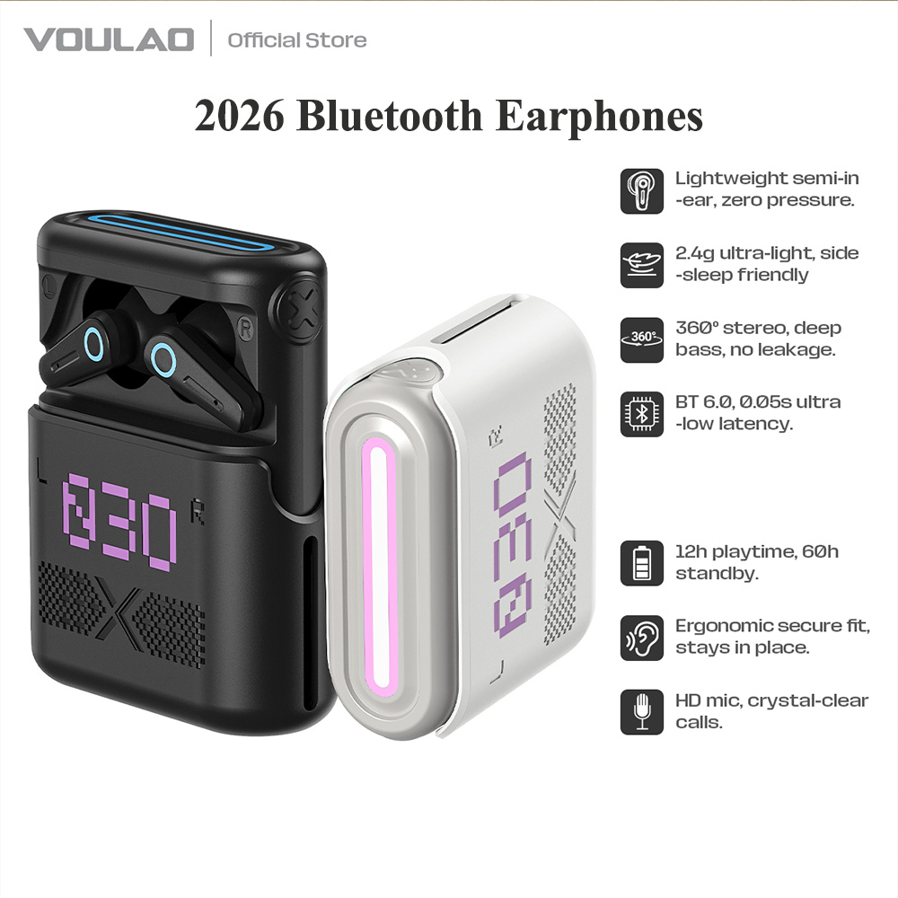 Wireless Earbuds Gaming Low Latency - VOULAO VL03 Bluetooth Gaming Earphones Low