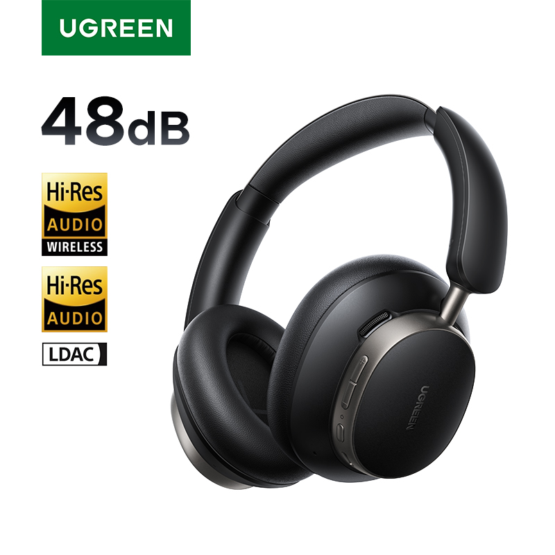 Active Noise Cancelling Headphones Over Ear - UGREEN Studio Pro 48dB ANC Wireless