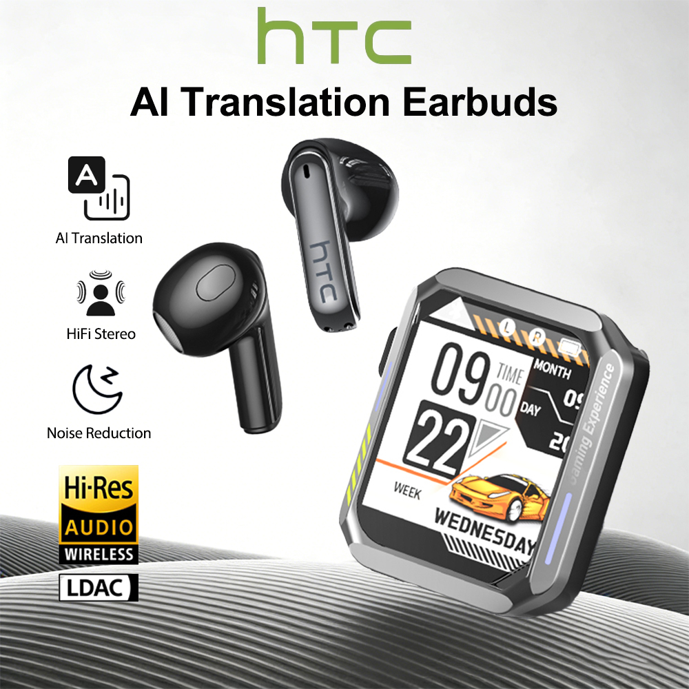 Wireless Earbuds Gaming Low Latency - HTC Gaming Bluetooth Headphones With Microphone